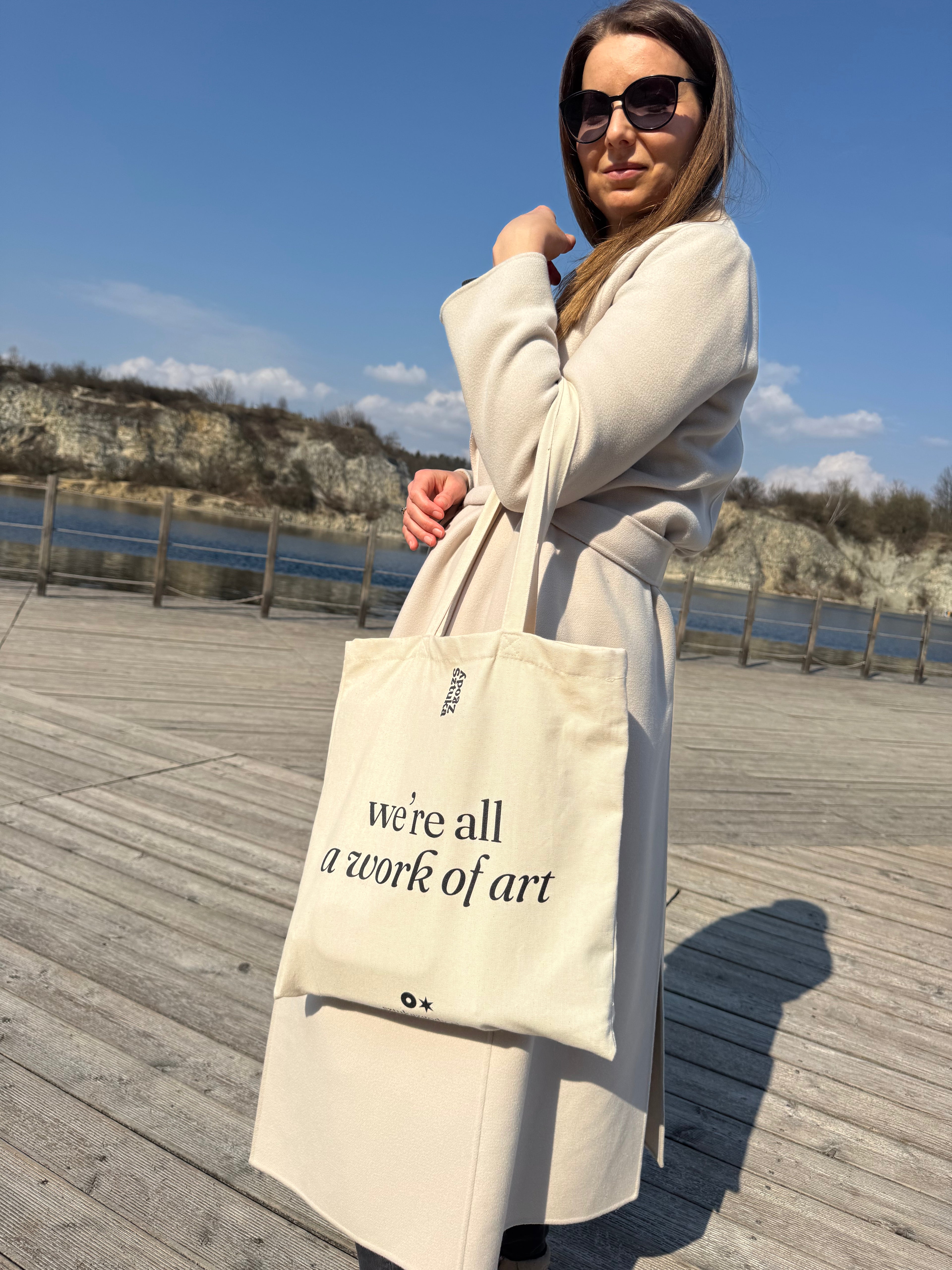 Torba bawełniana "We're all a work of art"